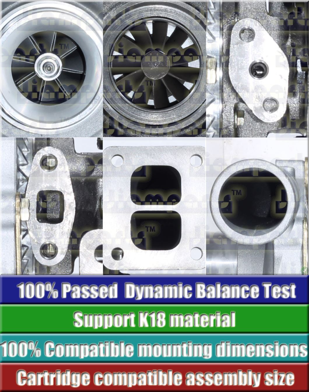 Description image:Turbocharger TO4B65 465088-0001