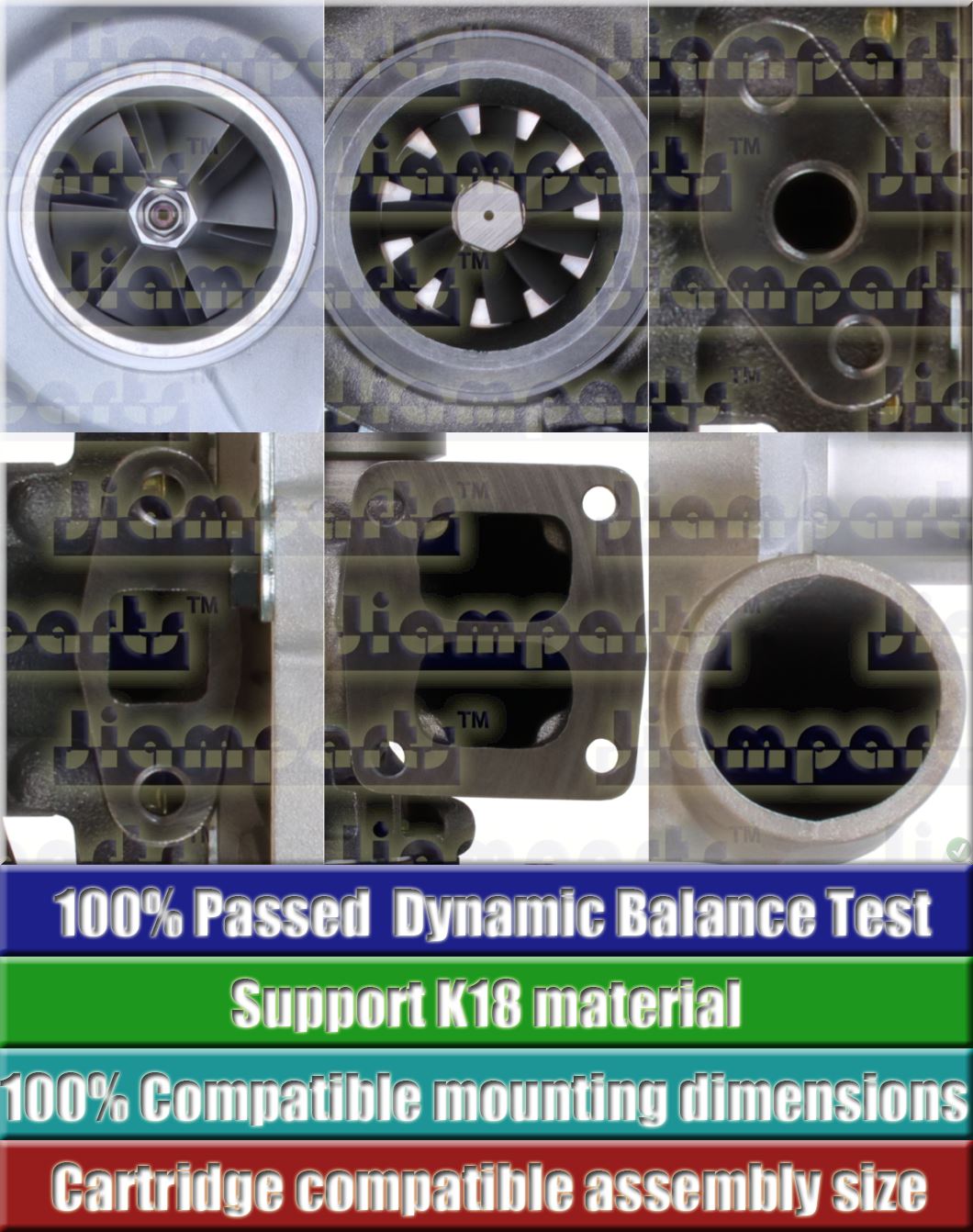 Description image:Turbocharger T04E17 465225-5019-T