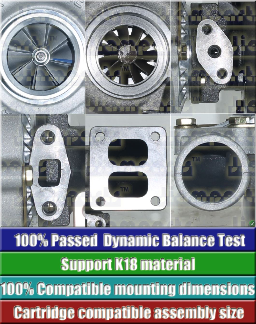 Description image:Turbocharger TO4B83 465476-2