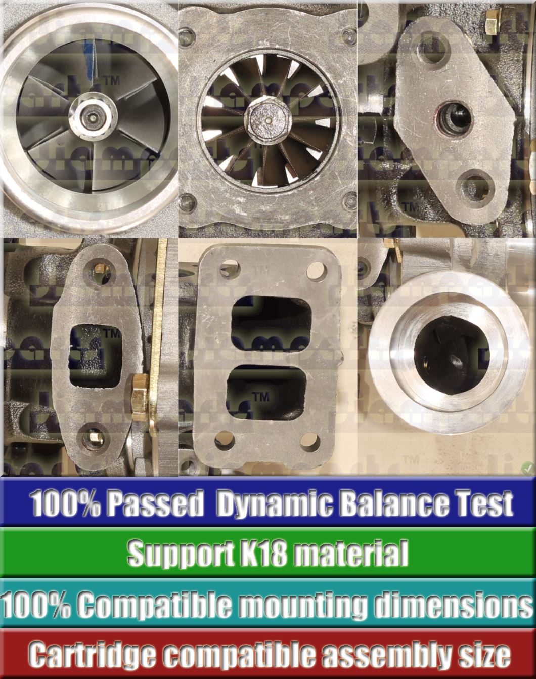 Description image:Turbocharger TA3164 364 096 2799