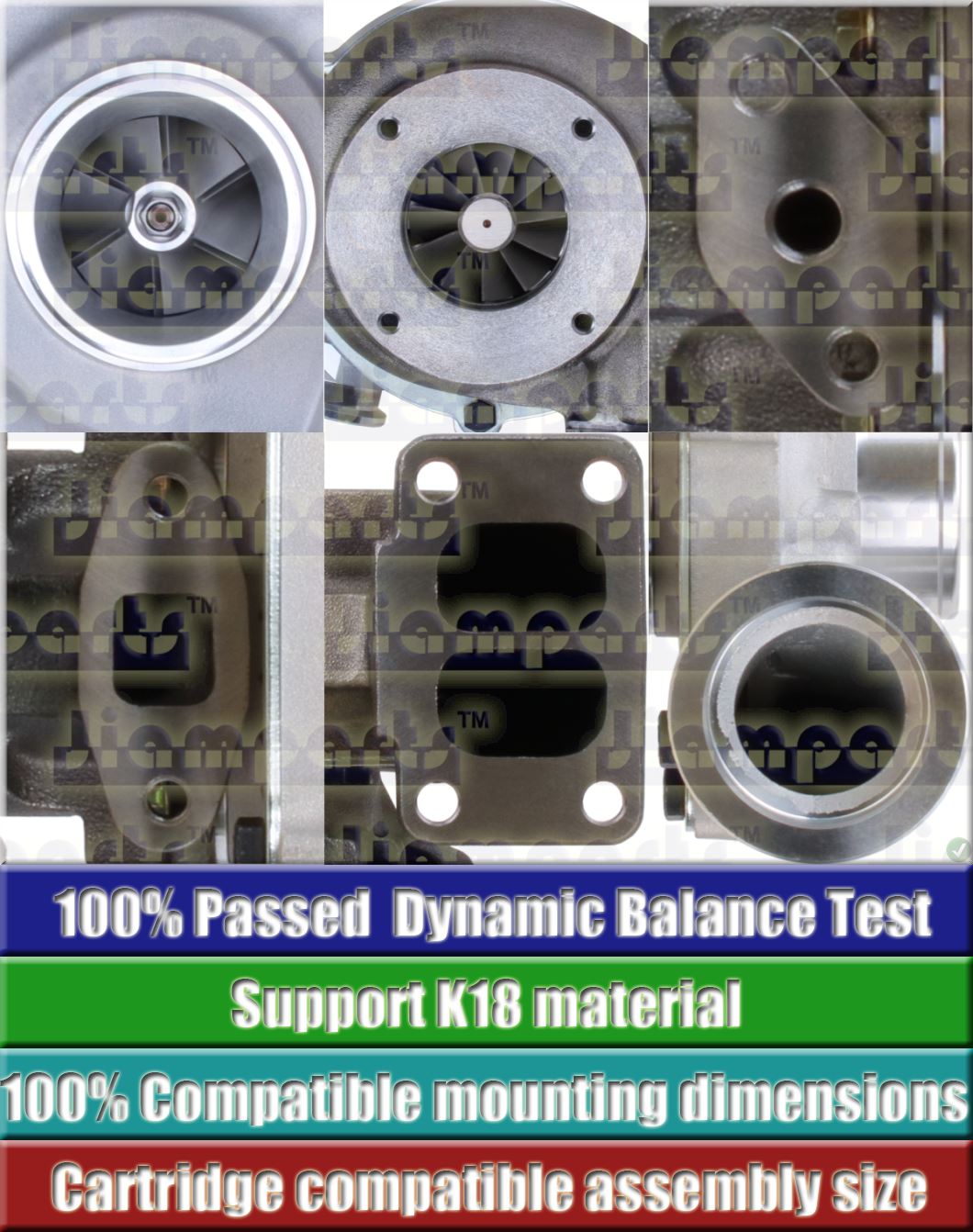 Description image:Turbocharger TO4E66 466646-0016
