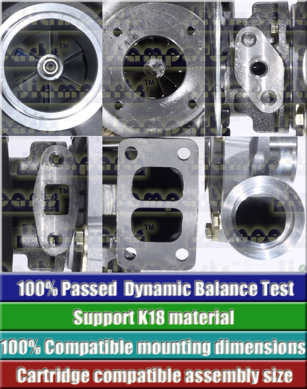 Description image:Turbocharger TO4E66 466646-0019