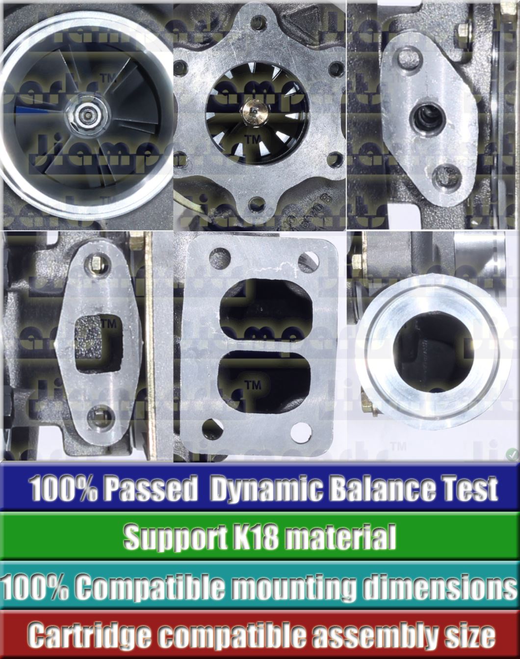 Description image:Turbocharger TO4E55 65 09100-7049