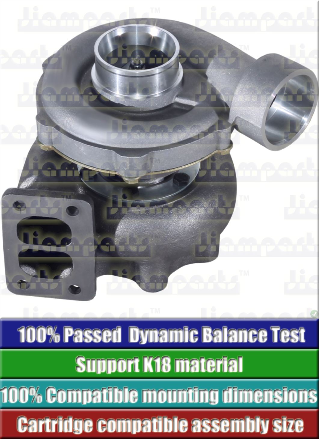 Description image:Turbocharger TO4E55 65 09100-7049