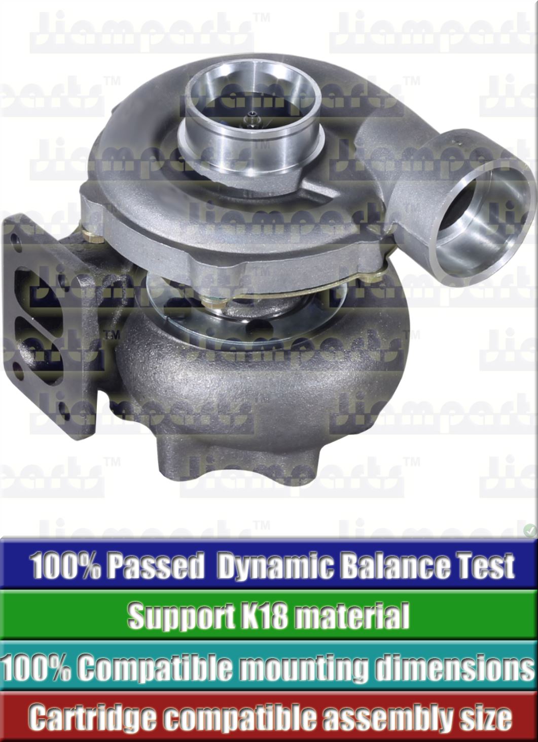 Description image:Turbocharger TO4E55 65 09100-7048