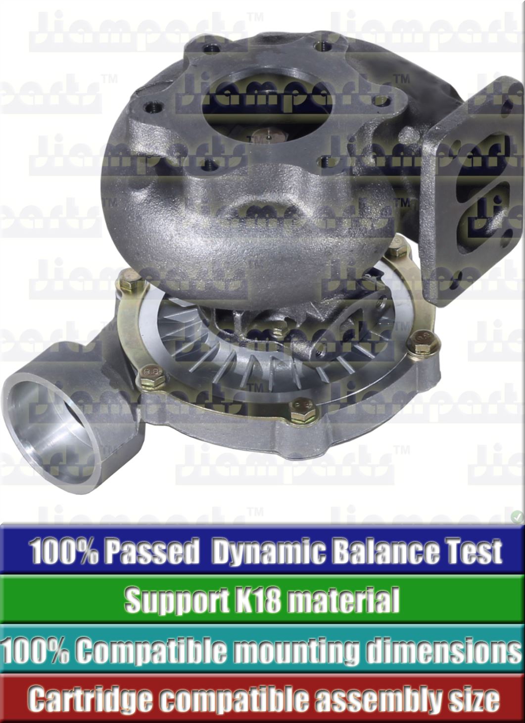Description image:Turbocharger TO4E55 65 09100-7048