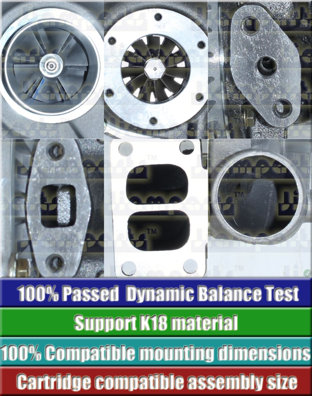 Description image:Turbocharger TO4E10 466742-0013