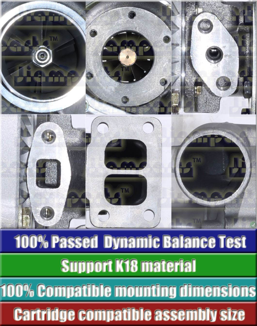 Description image:Turbocharger TO4E10 466742-5012
