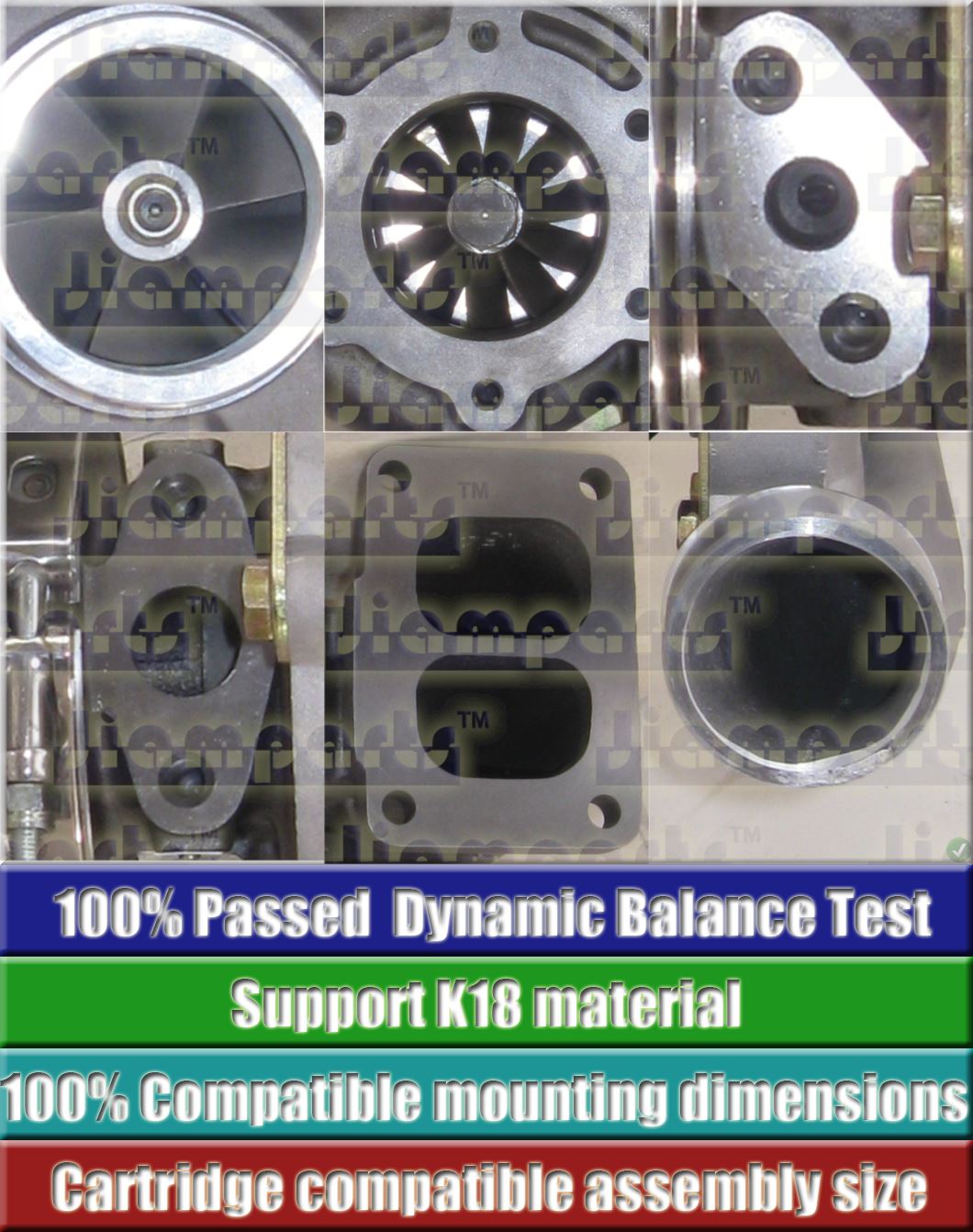 Description image:Turbocharger TA5108 114400-2080