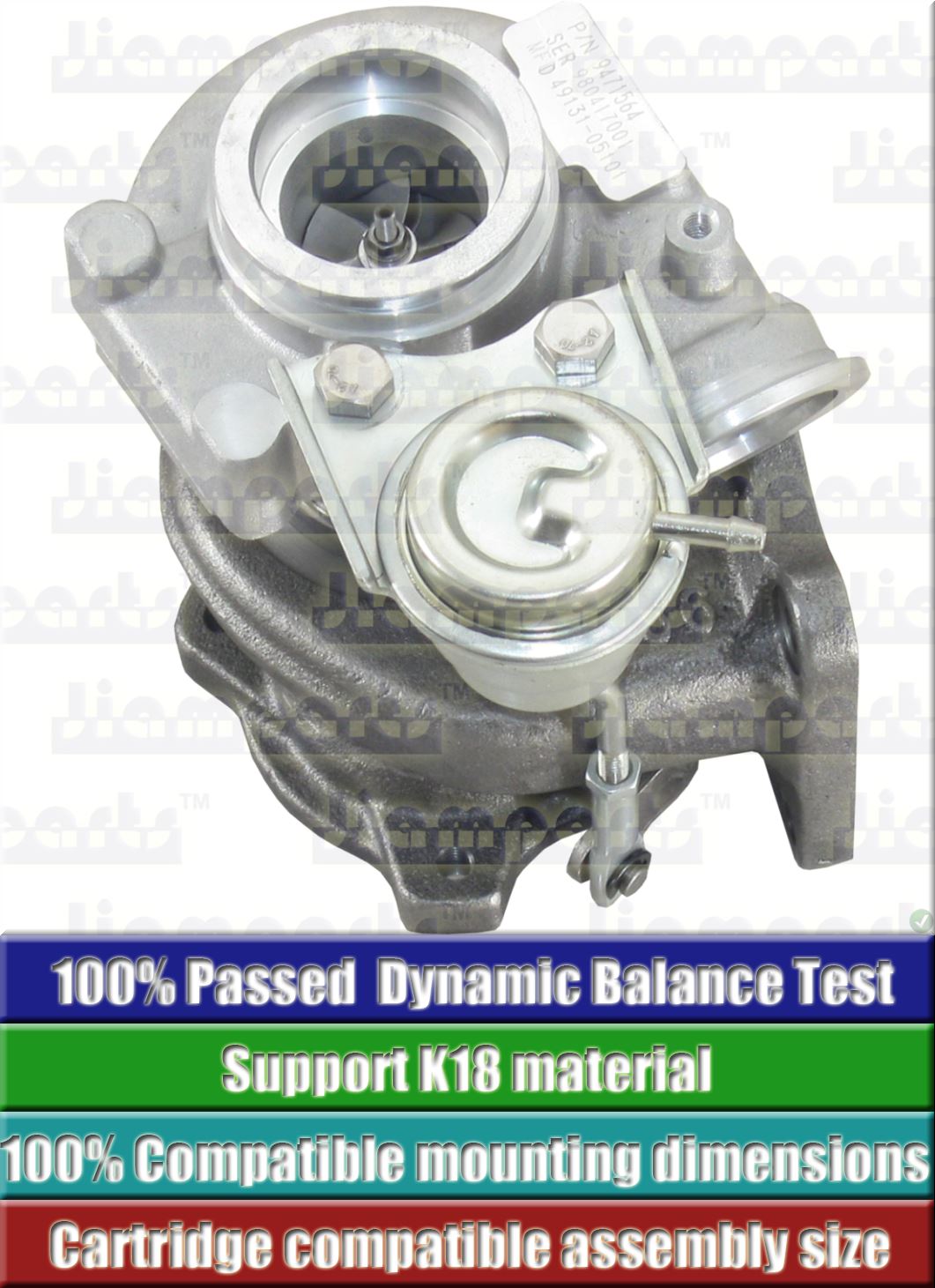 Description image:Turbocharger TD03 49131-05101