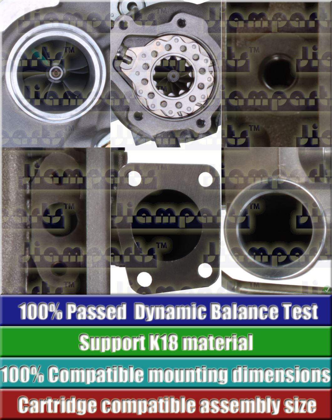 Description image:Turbocharger TF035 49135-02652-T