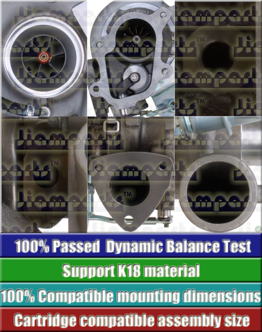 Description image:Turbocharger TF035HM-08TK3-3 0 1118100-E09-B