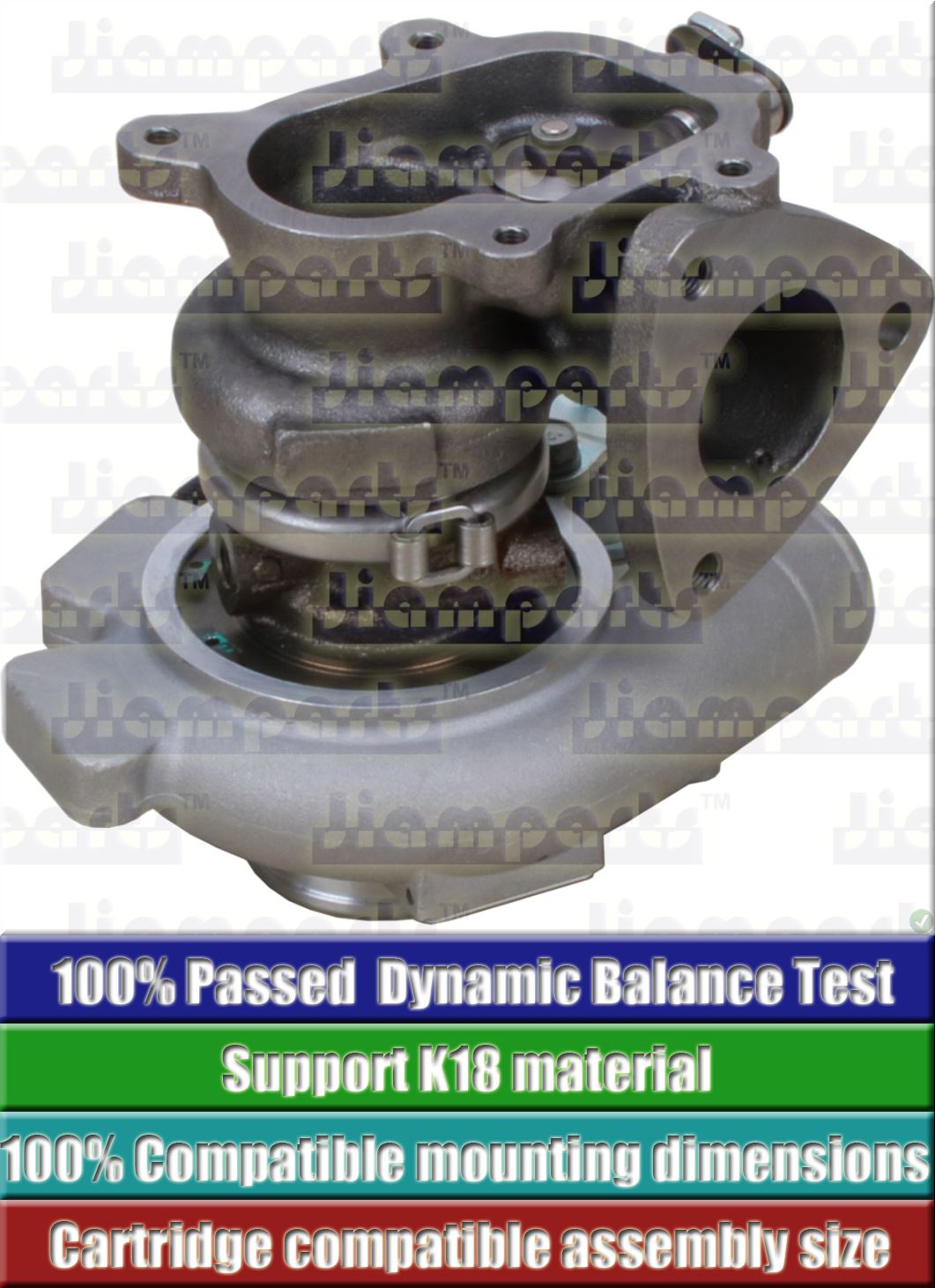 Description image:Turbocharger TF035HM-08TK3-3 0 1118100-E09-B