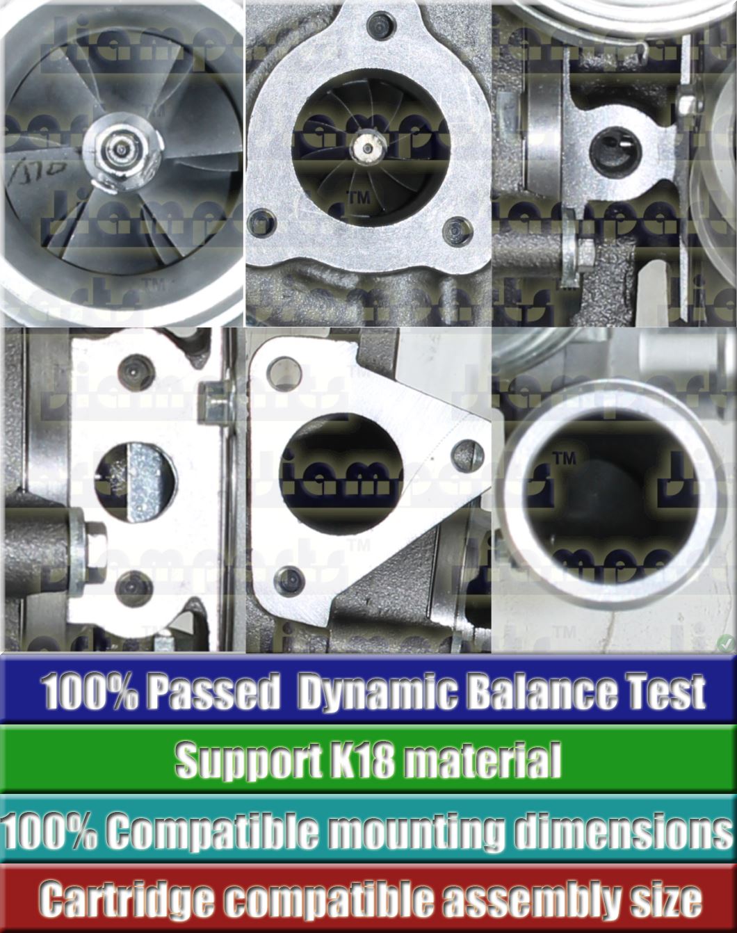 Description image:Turbocharger HYUNDAI TF035HM_49135-07300