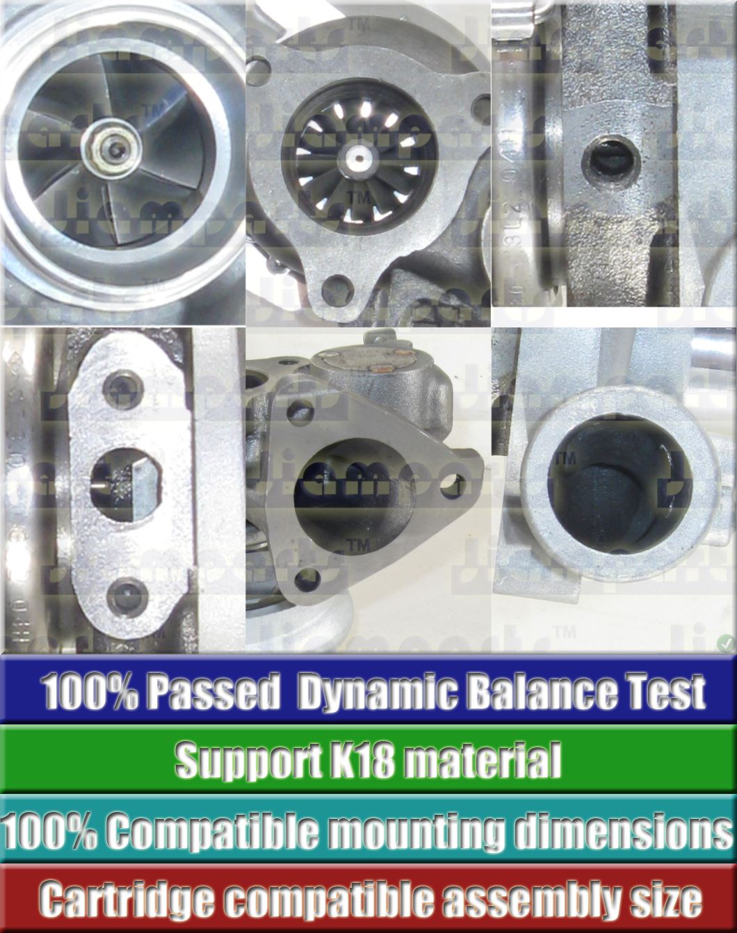 Description image:Turbocharger MITSUBISHI TD04-10T_49177-01502