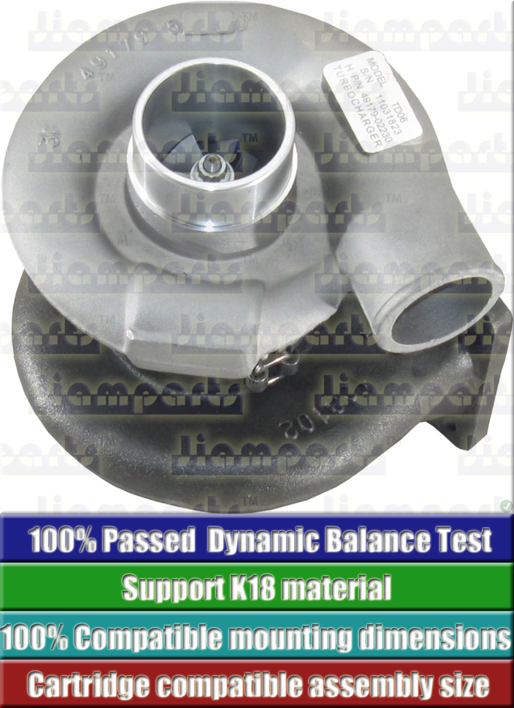 Description image:Turbocharger TE06H-16M-12 49179-02230
