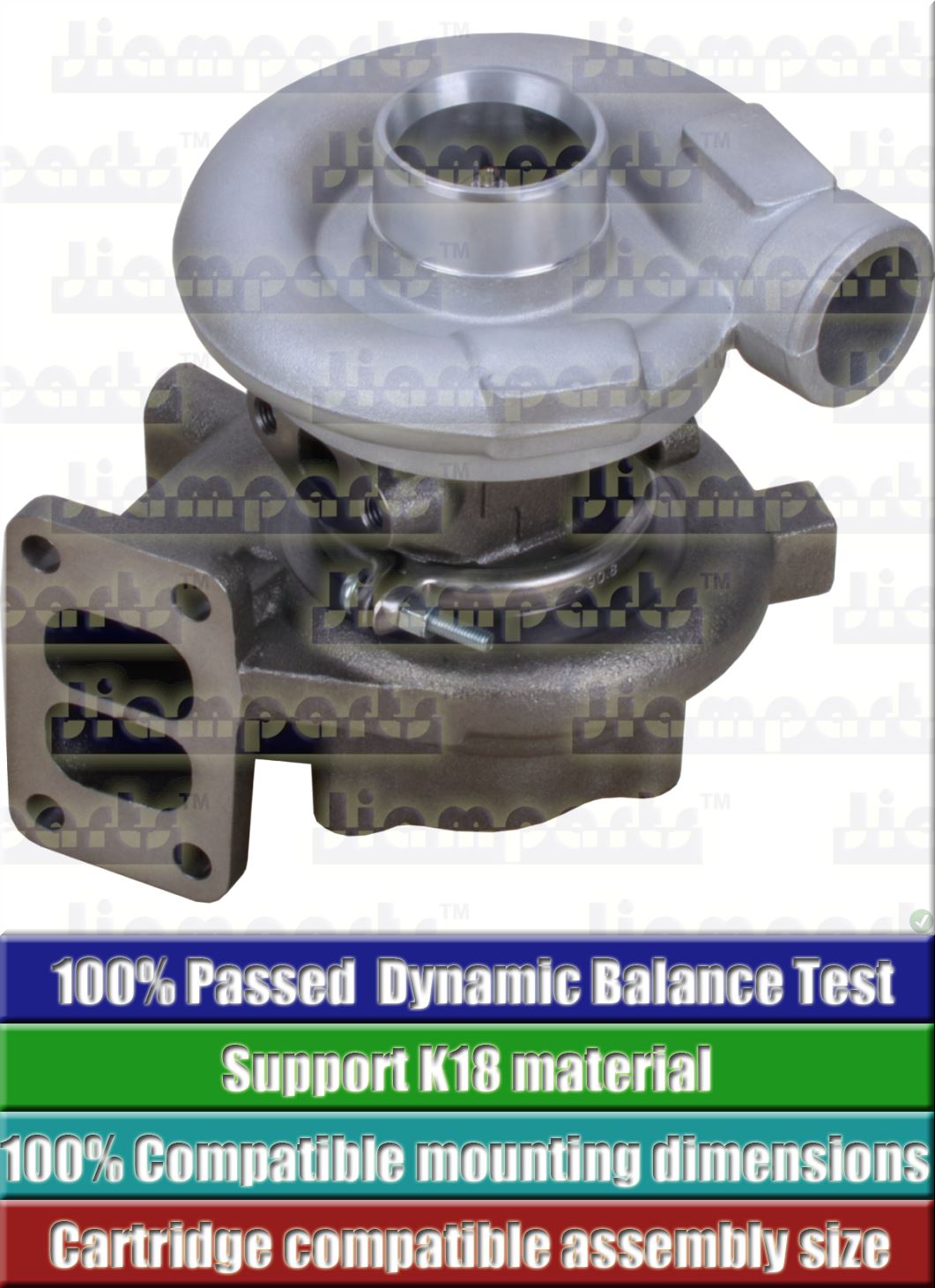 Description image:Turbocharger TE06H-16M 49185-01030