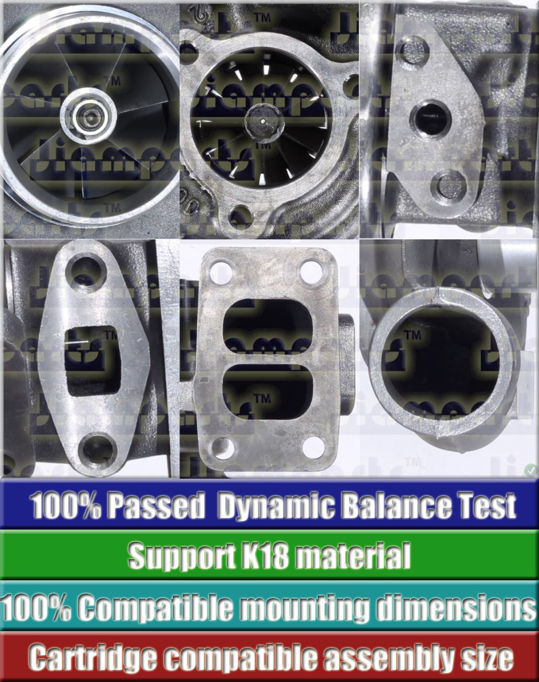 Description image:Turbocharger TE06H-16M 49185-01031