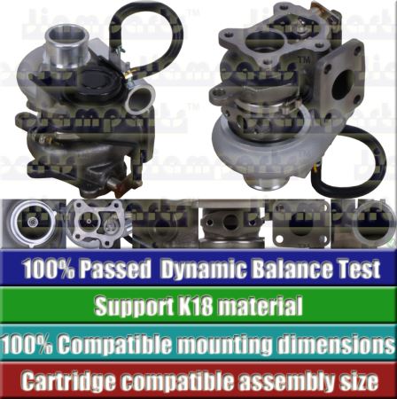 Showcase image:Turbocharger TD025M-09T 3 3 49173-02412-R