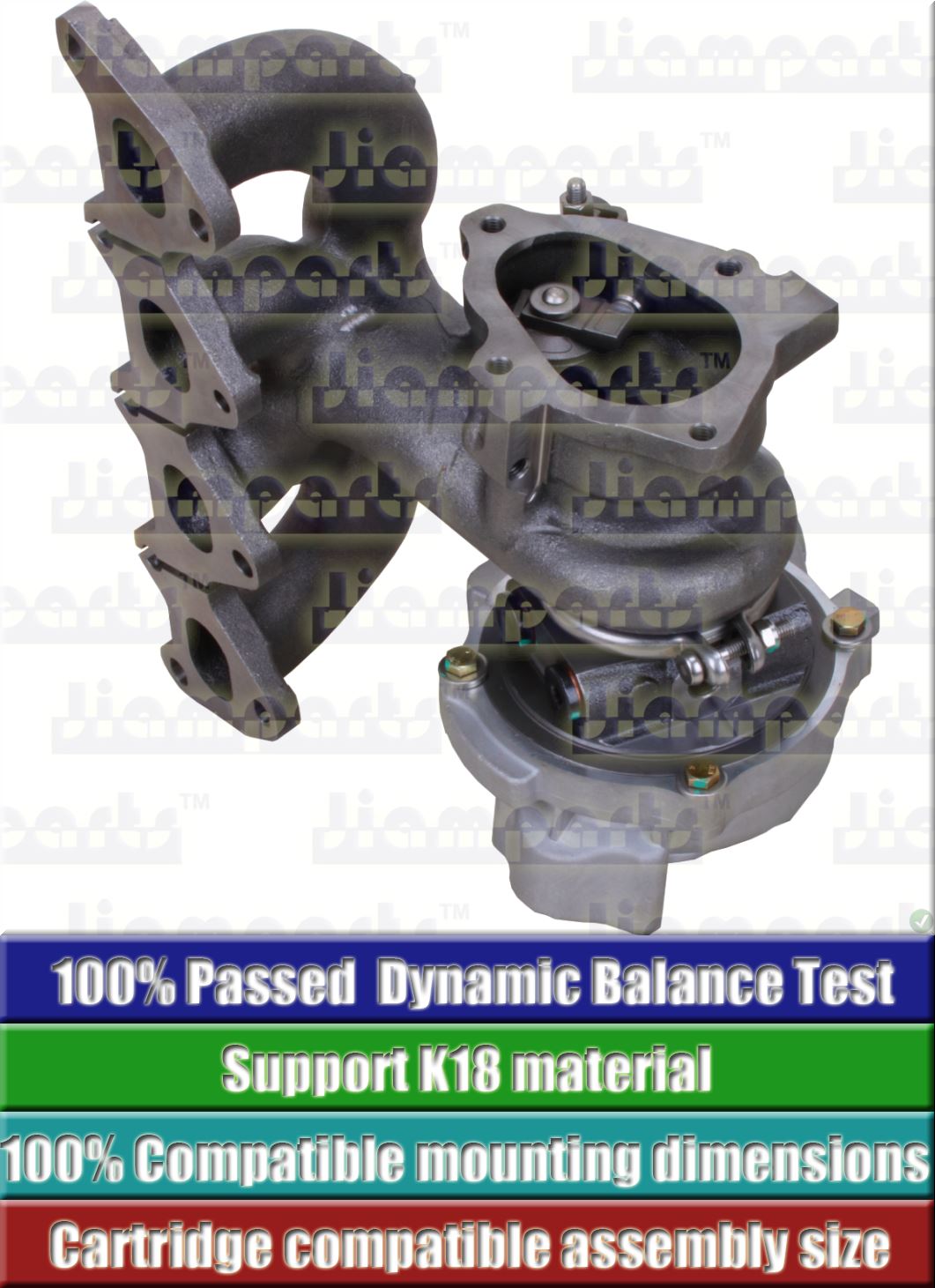 Description image:Turbocharger K03-2074DAB 4 82 5303-970-0099