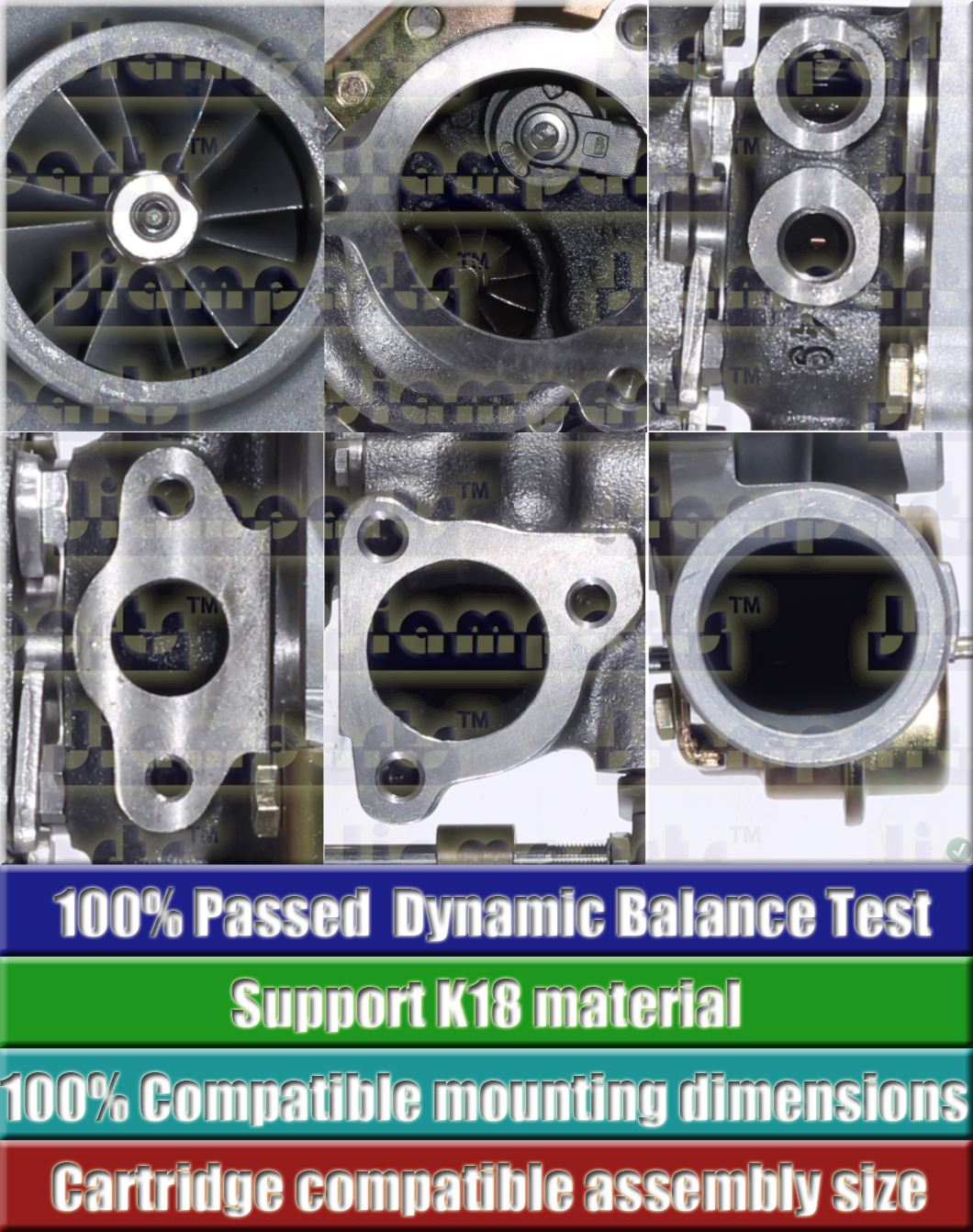 Description image:Turbocharger K03-2072GAA 4 82 5303-988-0005