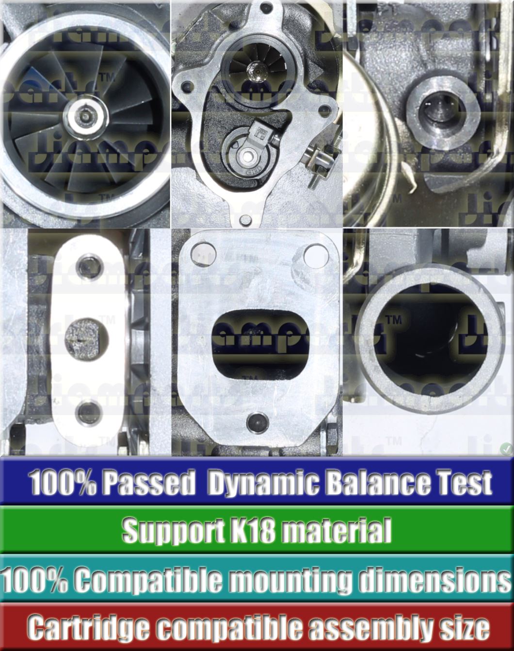 Description image:Turbocharger VOLKSWAGEN K14-2070GGB 3 8_074145701AV