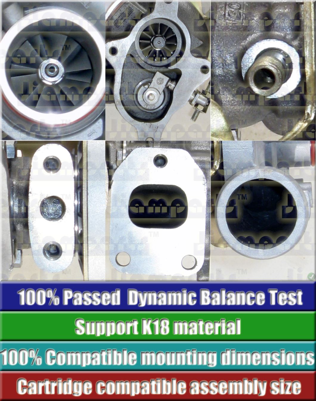 Description image:Turbocharger K14-2070GGB 3 8 5314-988-7018