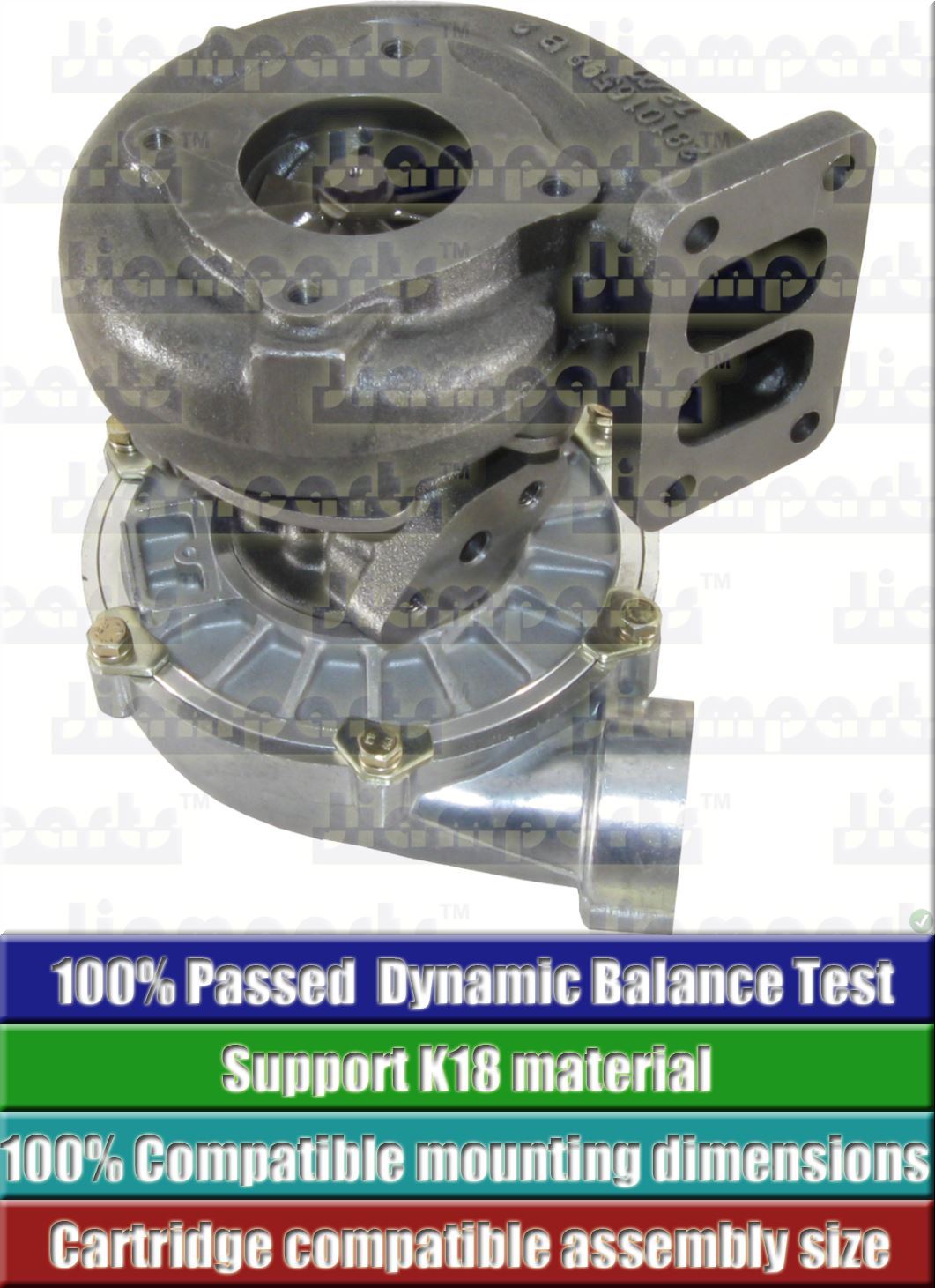 Description image:Turbocharger K24-2460GXA 12 21 364 096 0399