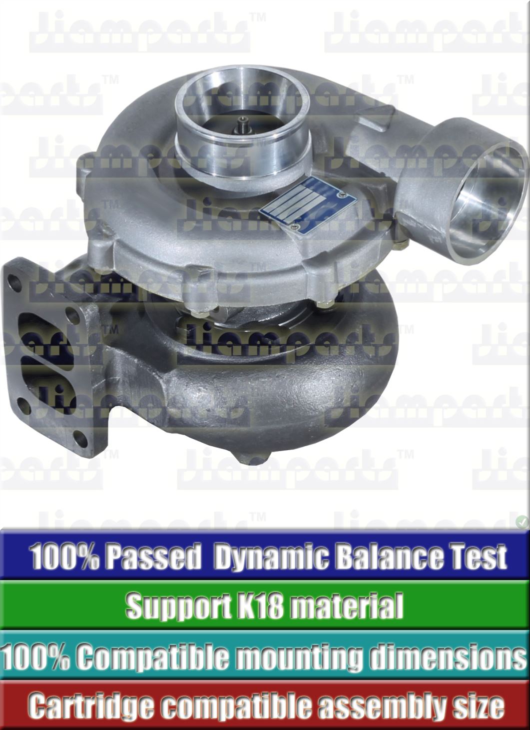 Description image:Turbocharger K27 2-2962MXAAA21 22GNATB 5327-970-6214