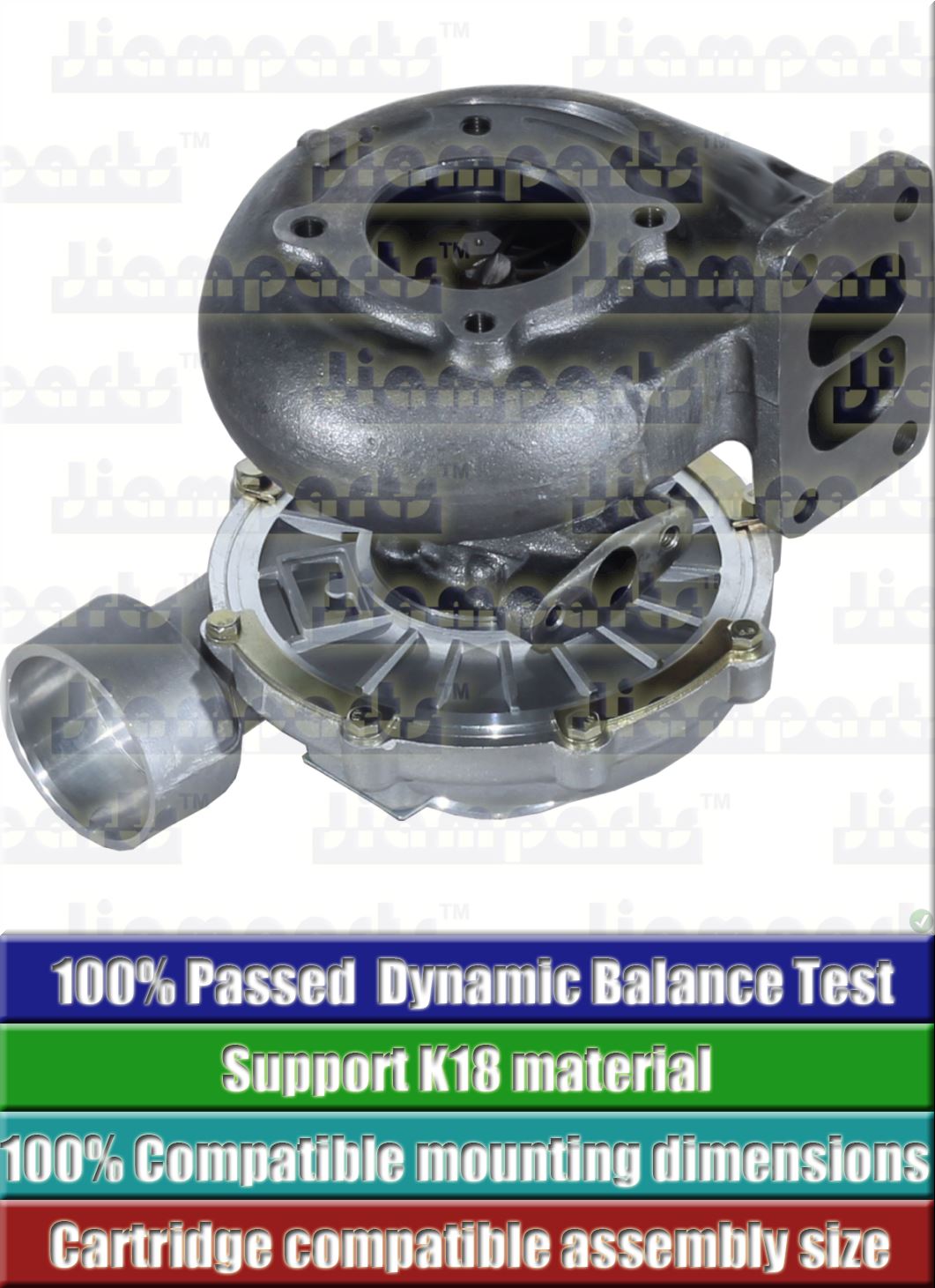 Description image:Turbocharger K27 2-2962MXAAA21 22GNATB 5327-970-6214