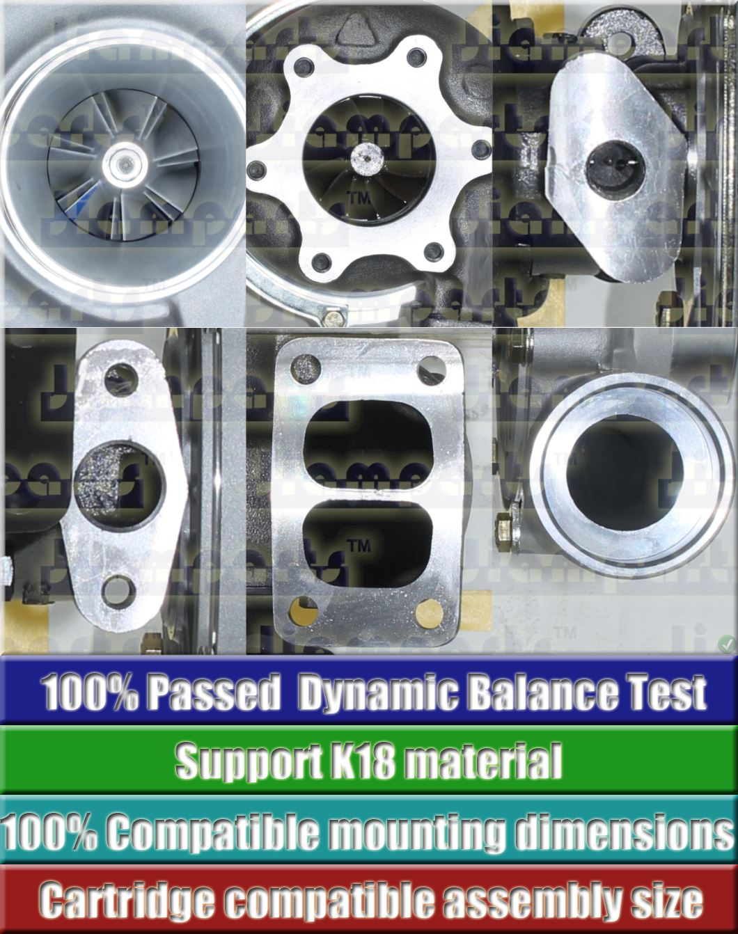 Description image:Turbocharger K27-3465MXEAA 18 20 009 096 4999