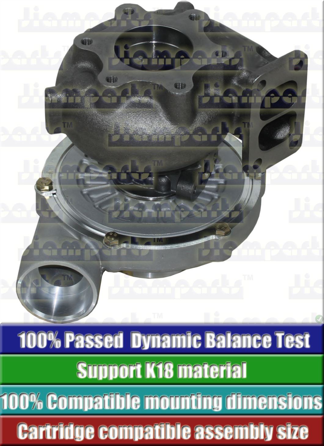 Description image:Turbocharger K27-3465MXEAA 18 20 009 096 4999