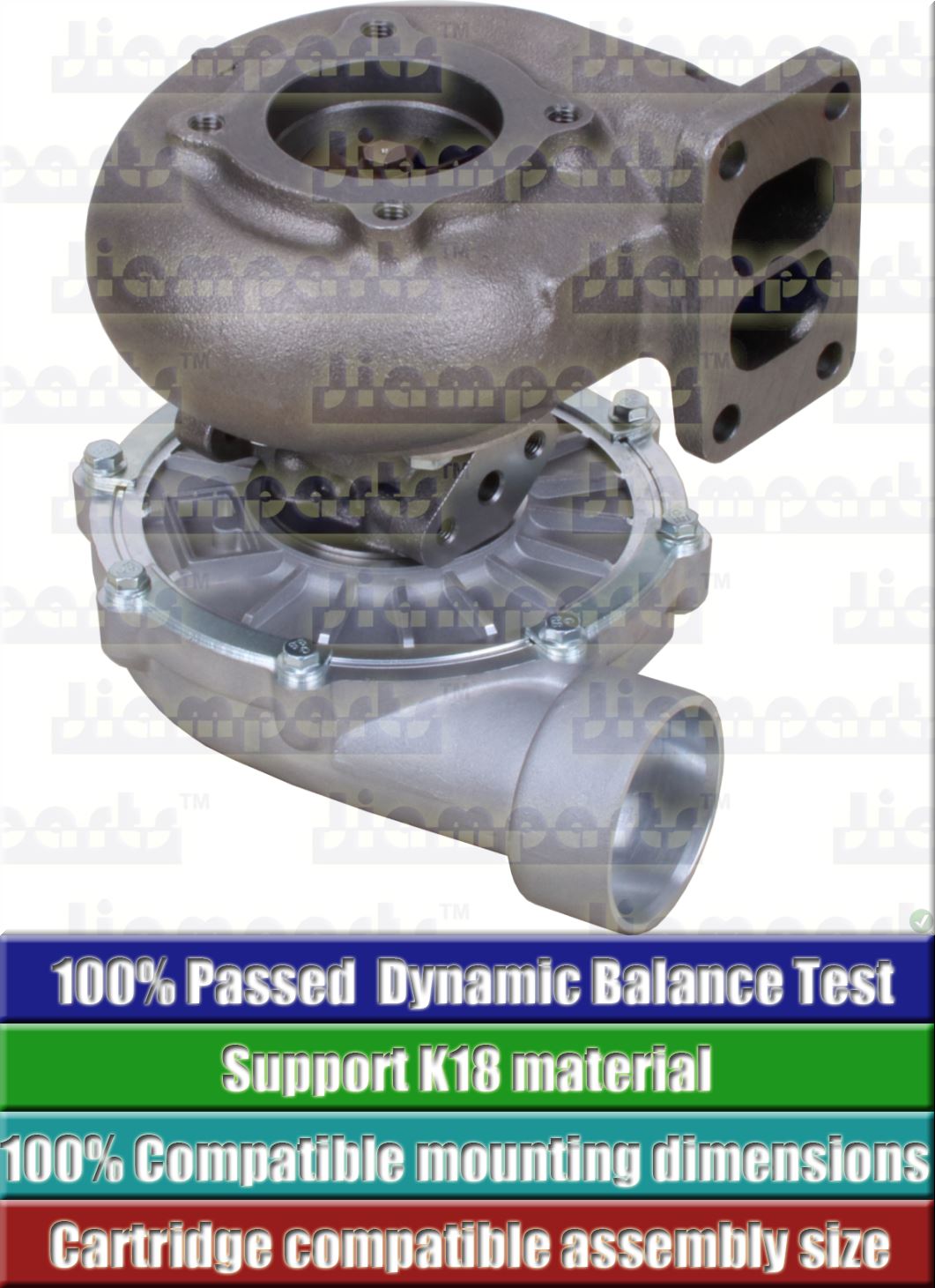 Description image:Turbocharger K27 2-2962MXAAA21 22GNATB 5327-988-6214