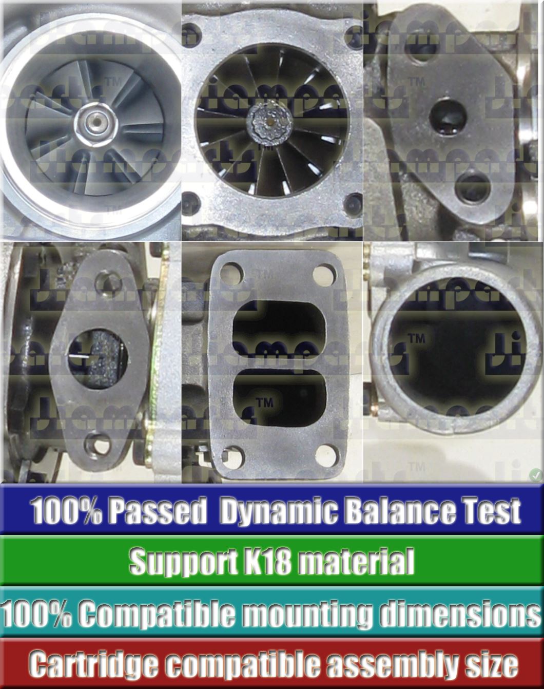 Description image:Turbocharger K27-2964MXA 12 22 NA