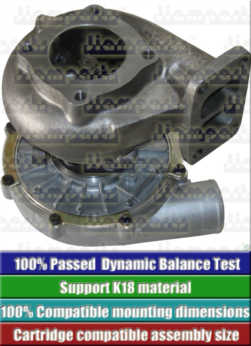 Description image:Turbocharger K27-2964MXA 12 22 NA