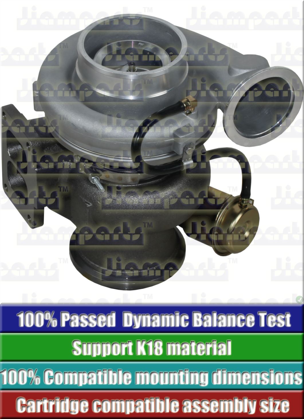 Description image:Turbocharger K31-3971QXAKB 24 92 53319887101