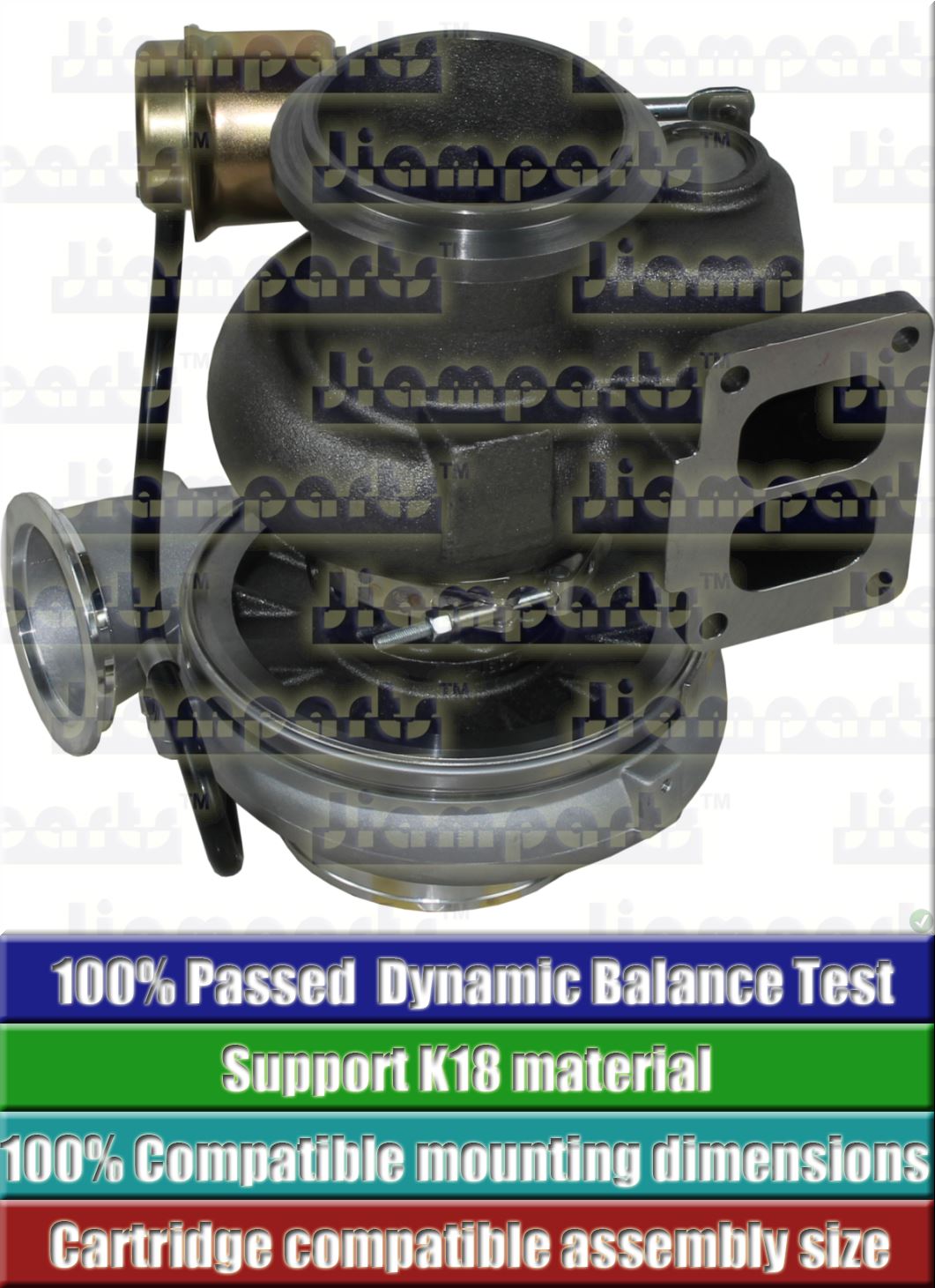 Description image:Turbocharger K31-3971QXAKB 24 92 53319887101