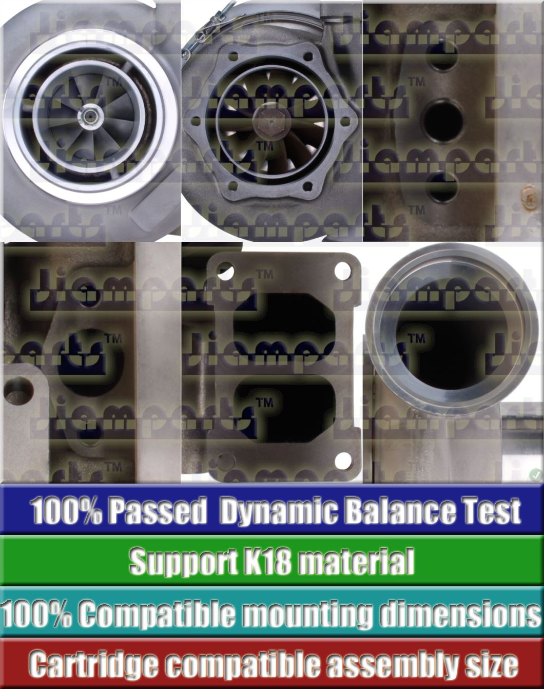 Description image:Turbocharger KTR110L-F84PW 6505-67-5010