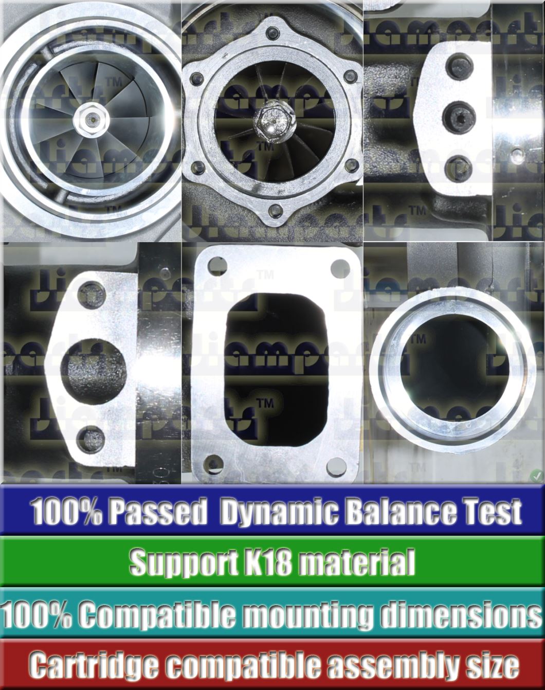 Description image:Turbocharger KOMATSU KTR110M-432A_6505-71-5030