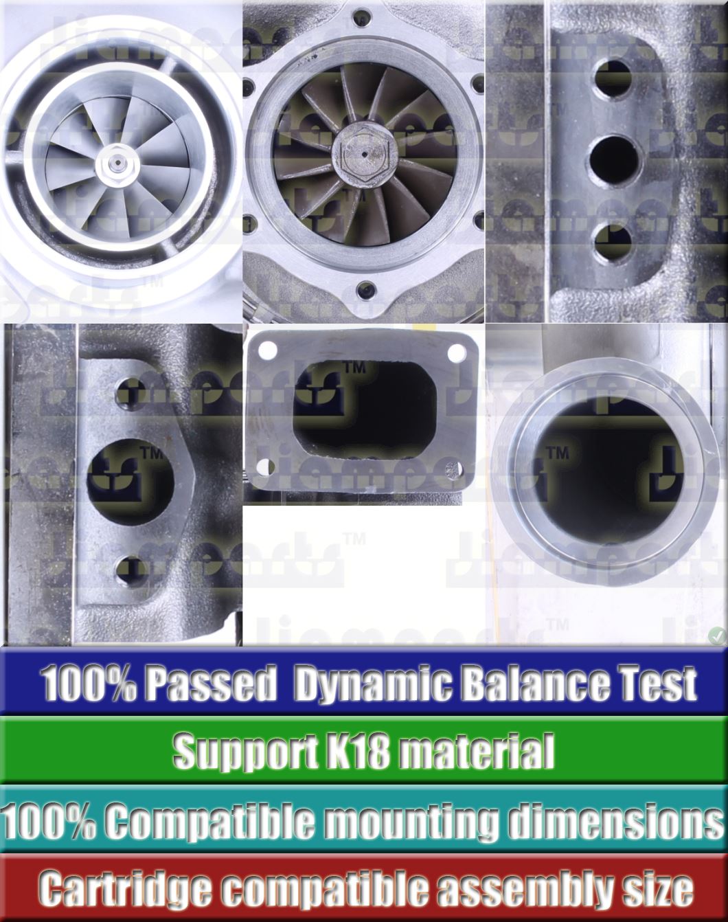 Description image:Turbocharger KTR110M-322AW 6505-71-5550