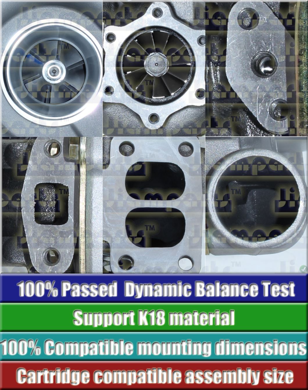 Description image:Turbocharger TBP439 702422-5004