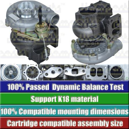 Showcase image:Turbocharger TBP439 702422-0004