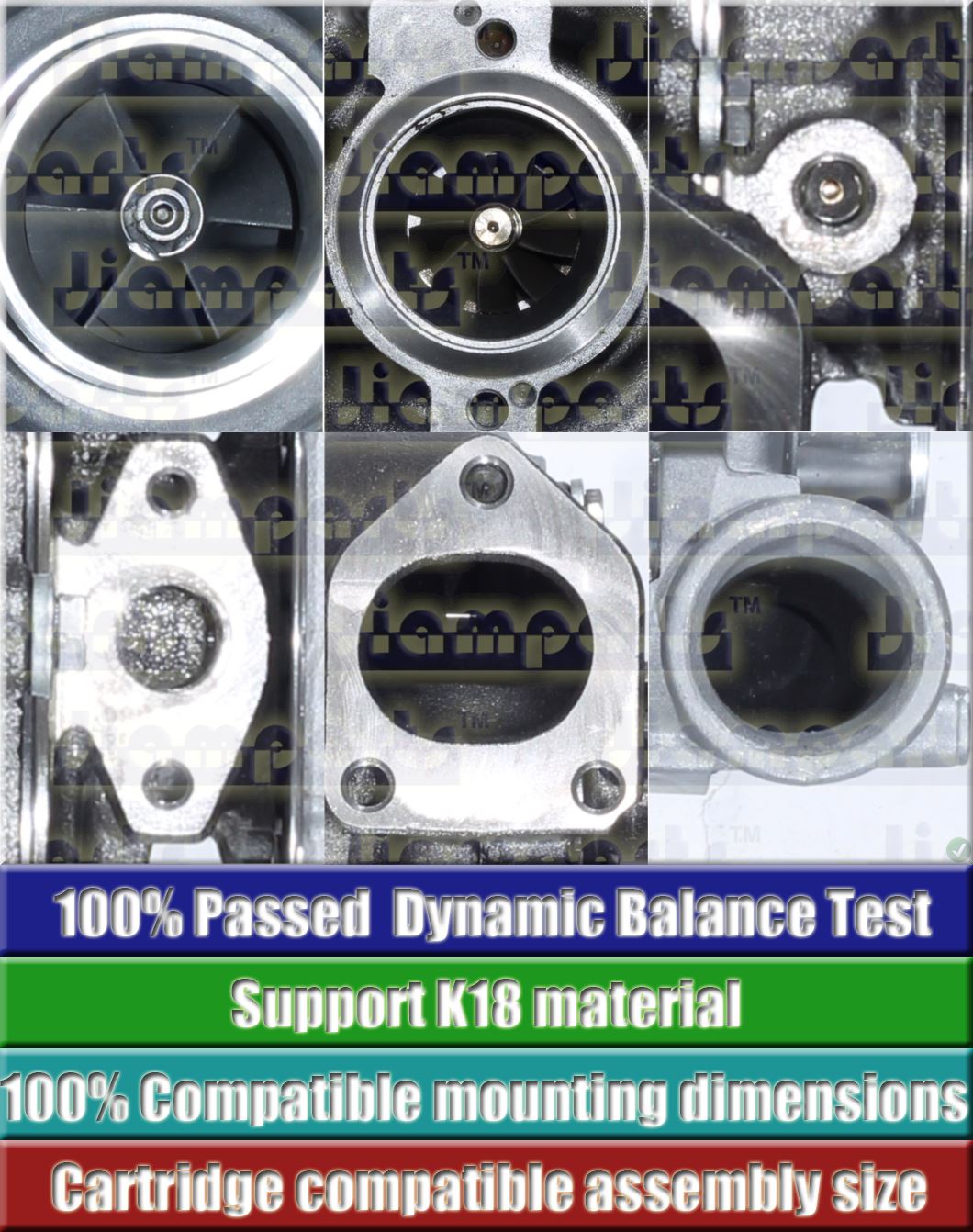 Description image:Turbocharger GT2256V;GTA2256V 712541-0001