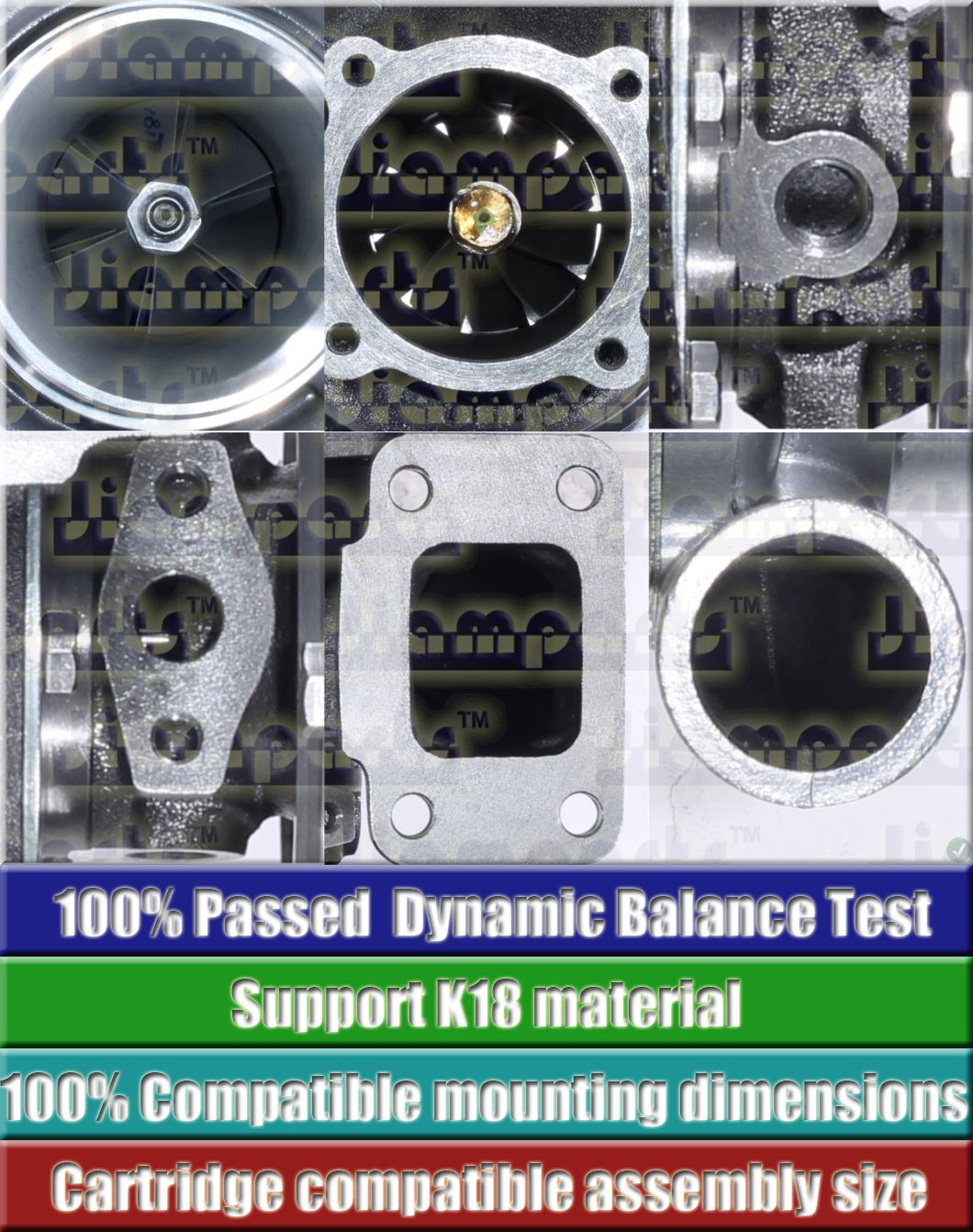 Description image:Turbocharger GT3582BB;GT3582R 714568-0002