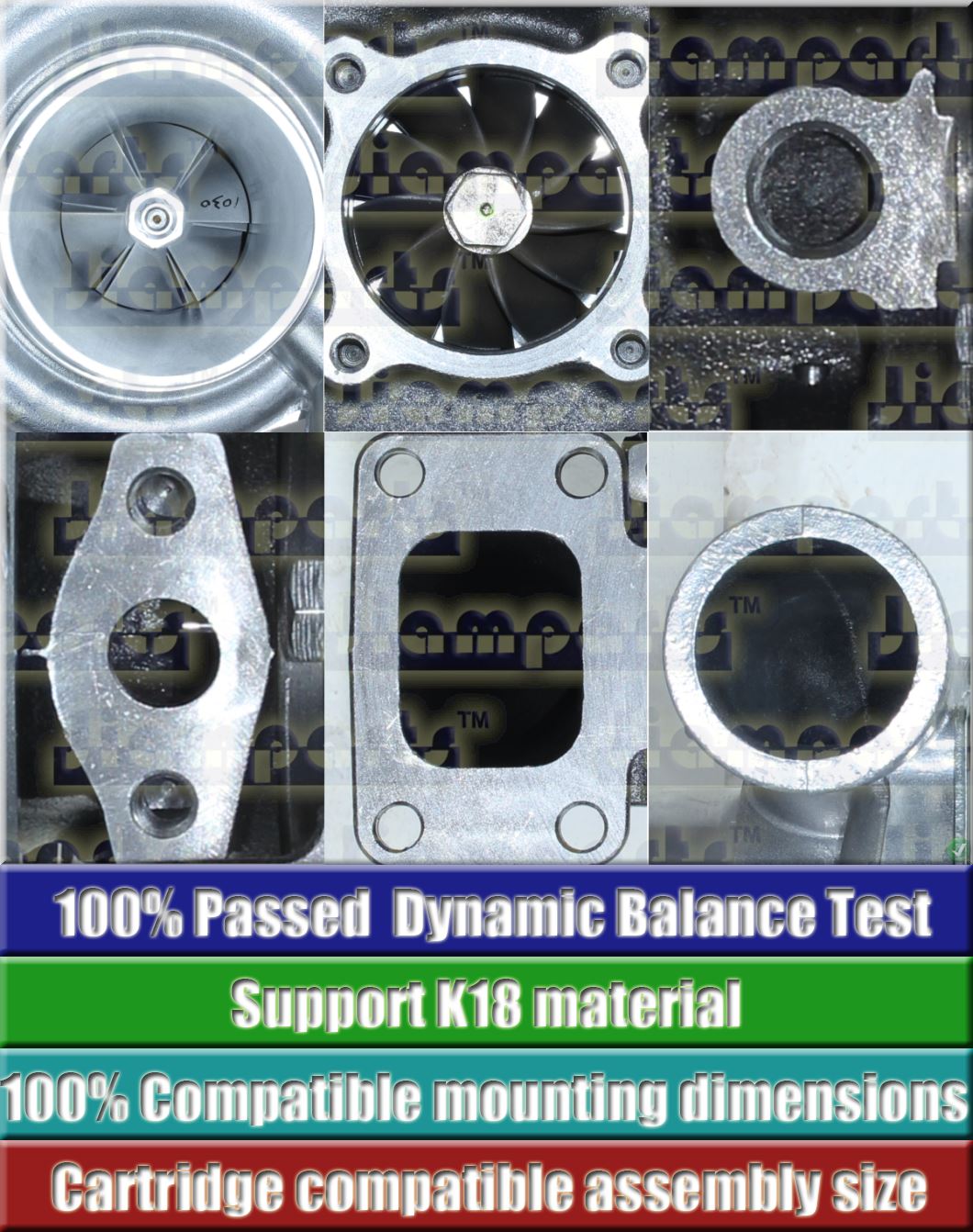 Description image:Turbocharger GT3582BB;GT3582R 714568-0003