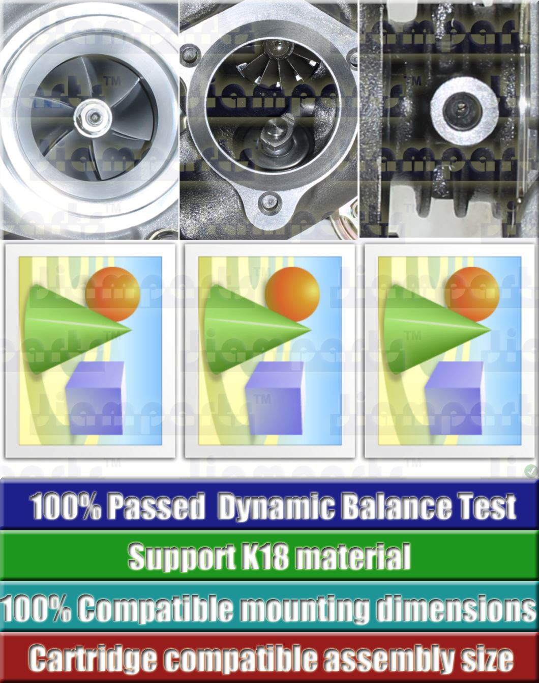 Description image:Turbocharger GT2052 727264-0002