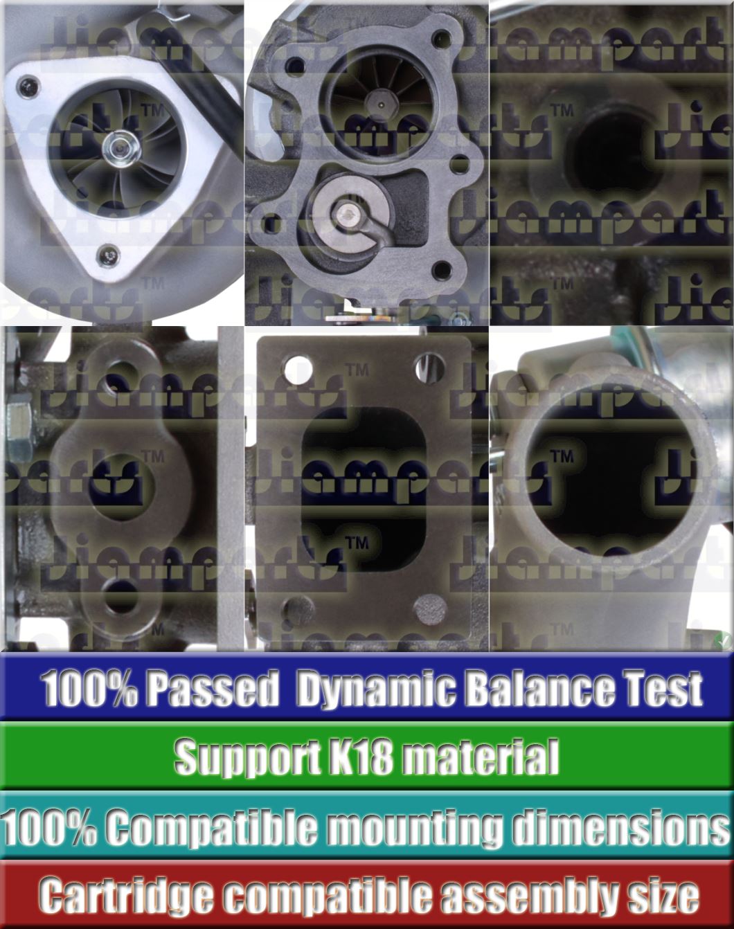 Description image:Turbocharger TB2557 TD27-R