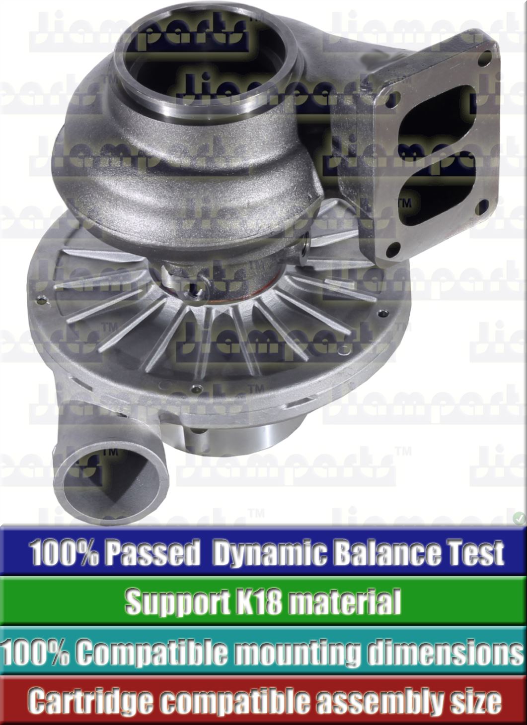 Description image:Turbocharger RHG9-12506Q35NHBRL671CUBT VB600013