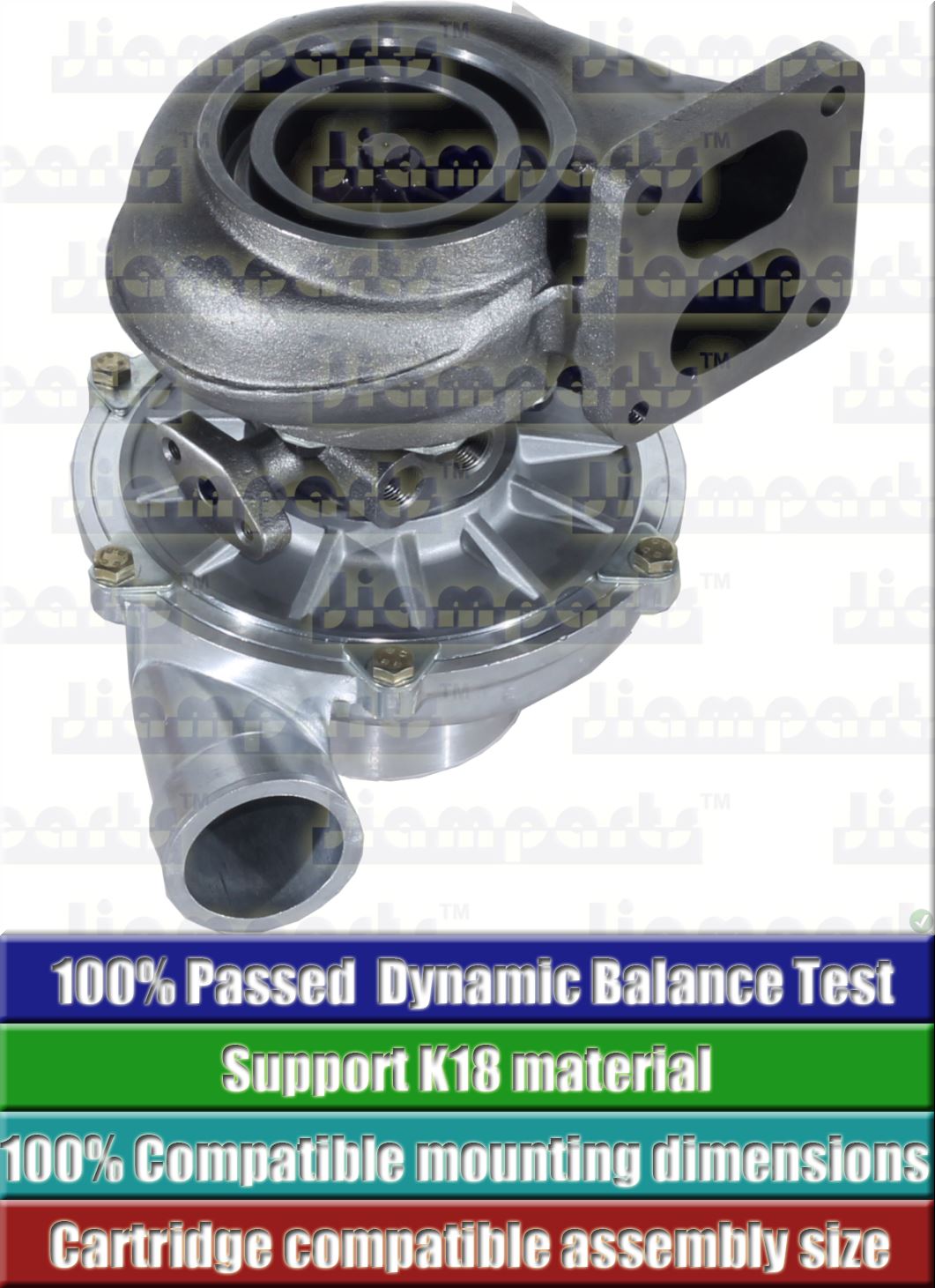 Description image:Turbocharger RHE7-12701Q35NABRL612CUAT 241002751