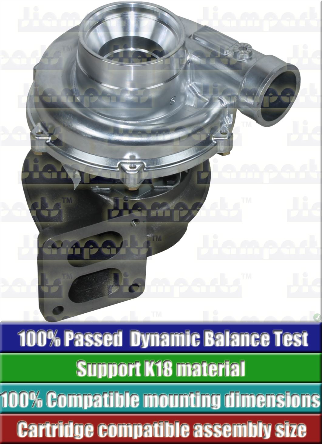 Description image:Turbocharger RHE7-13601Q33NABRA612CUAT 24100-2771